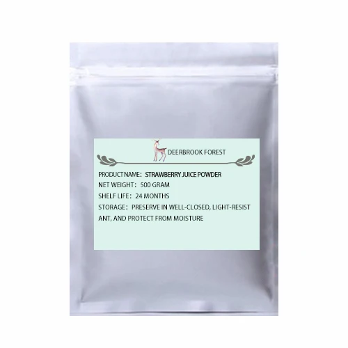 500g(17.65oz) USDA и EC сертифицированный органический порошок клубничного сока - Цвет: 500g(17.65oz)