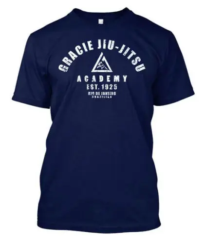 Мужские свободные футболки мужские мужская футболка Gracie bracillian Jiu Jitsu Martial ART с