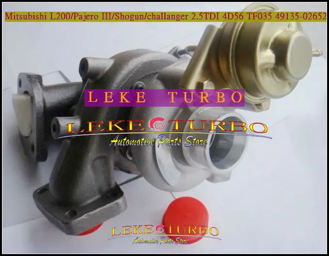 Turbo TF035 VGT 49135-02652 MR968080 4913502652 для Mitsubishi L200 Challanger Pajero III W200 Shogun 2001- 4D56 2.5L бесплатная