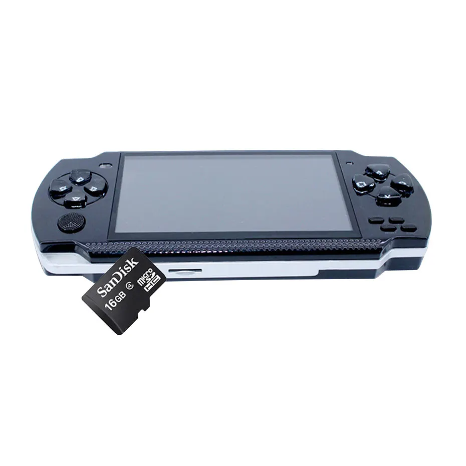 Игровая консоль Бесплатные тысячи игр 4 3 дюймов Большой экран портативная