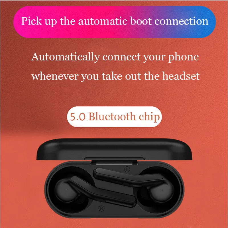 Moloke S10 Mini Dual V5.0 беспроводные наушники Bluetooth 3D стерео звук с двойным микрофоном и
