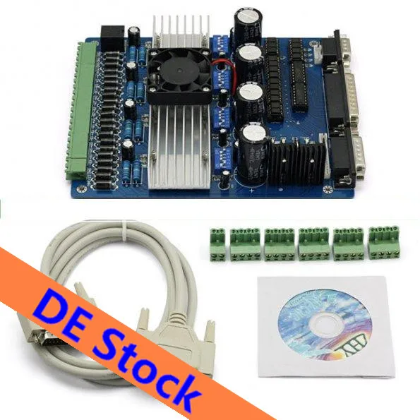 Германия бесплатно! Wantai 4 осевой шаговый двигатель Nema 23 57BYGH633 270oz in + Драйвер TB6560 CNC