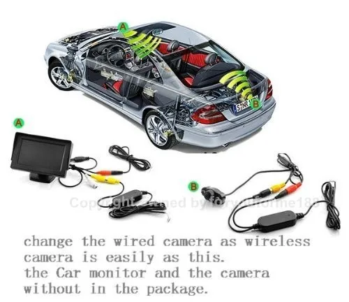 Беспроводная Автомобильная камера для Ford C Max/S Max 2010 ~ 2014/DIY Простая