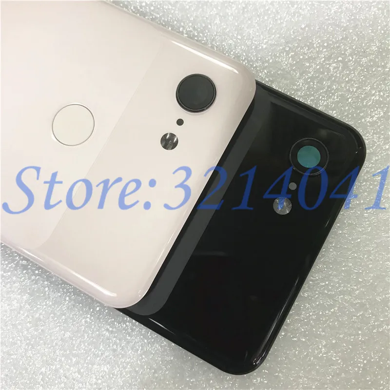 

Original 5.5 inches For HTC Google Pixel 3 Glass Back Battery Cover Case+Fingerprint+Glass Lens For Google Pixel 3 Rear Housing