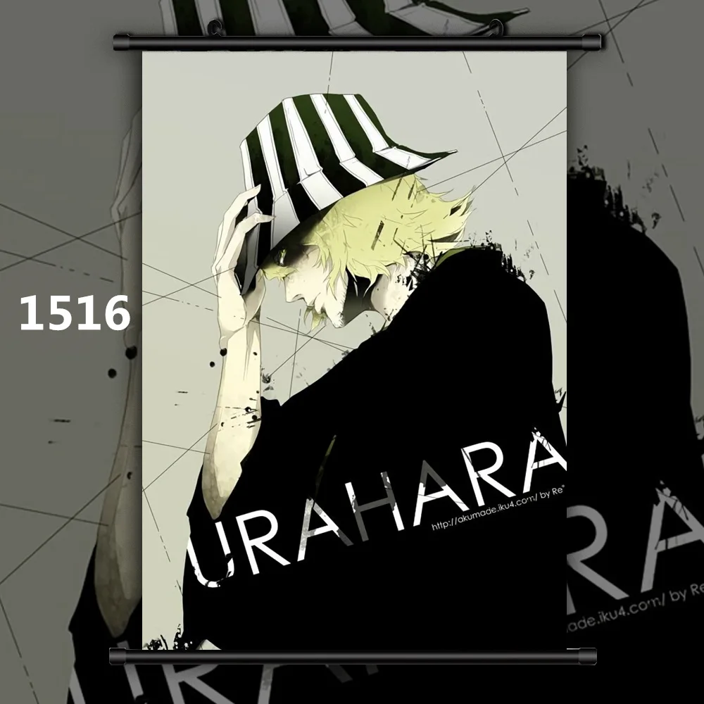 1516 Bleach коллекции Rukia Aizen Ichigo Renji Аниме Манга настенный плакат свиток F - Цвет: 1516