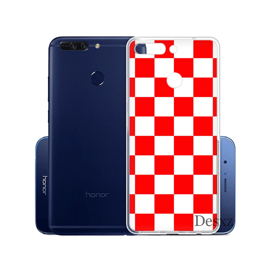 Клетчатый клетчатый Чехол для мобильного телефона Huawei P9 P8 P10 P20 P30 MINI Lite Pro Plus P Smart