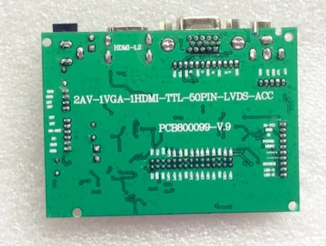 ЖК дисплей TTL LVDS плата привода HDMI VGA 2AV 50PIN для AT070TN90 92 94 автоматически VS TY2662 V1