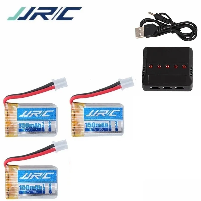 Красный 5-в-1 Зарядное устройство блоки для JJRC H36 NH010 F36 E010 E010C E011 E011C E013 для Квадрокоптер с дистанционным управлением запасные части 150 мАч 3,7 в LIPO Батарея - Цвет: Красный