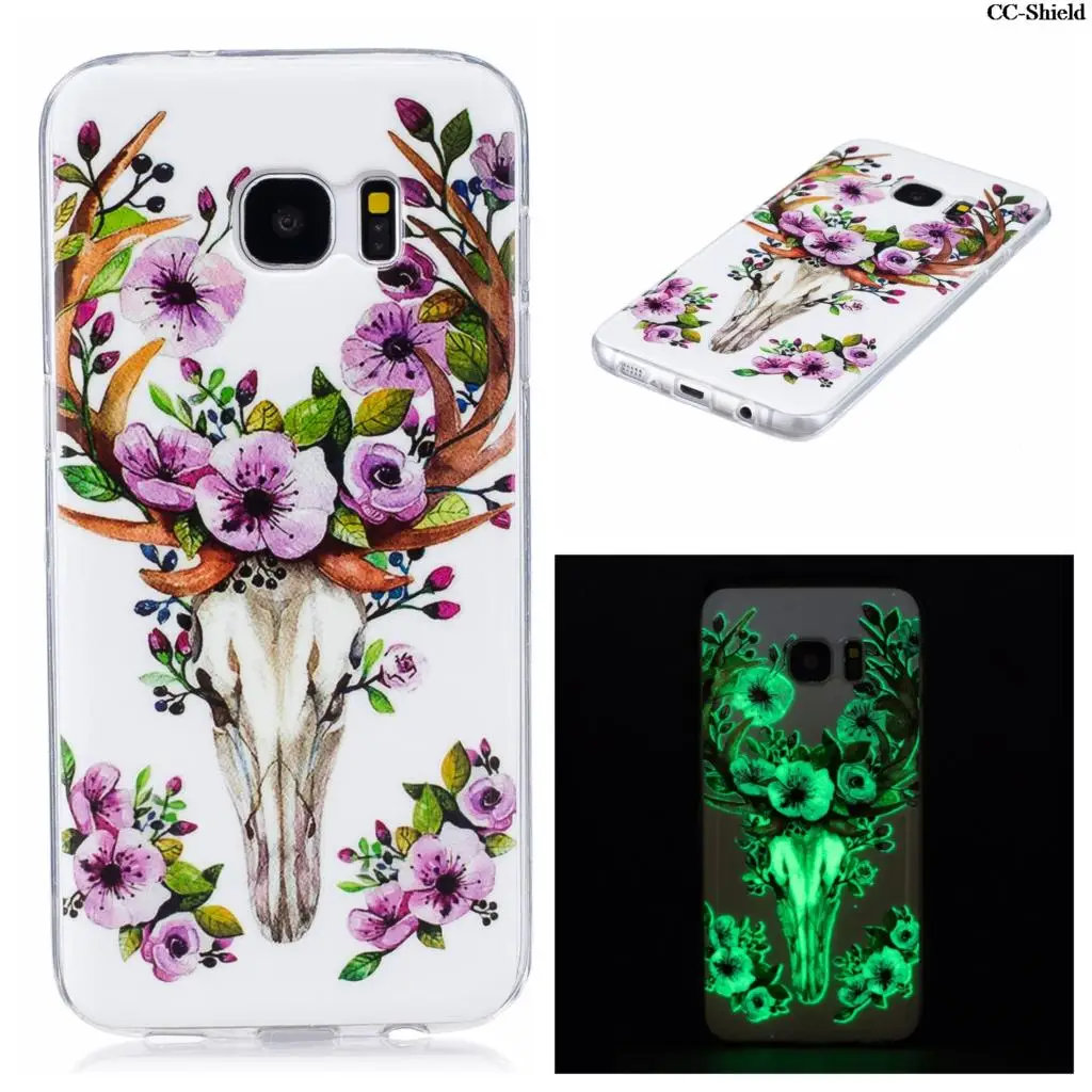 Светящийся чехол для Samsung Galaxy S7 S 7 edge S7edge SM-G935 SM-G935F SM-G935FD SM G935 G935F G935FD мягкий