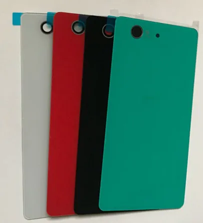 Для SONY Xperia Z3 Compact D5803 D5833 стеклянная задняя крышка для корпуса Замена задней двери z3 mini чехол для аккумулятора с клеем
