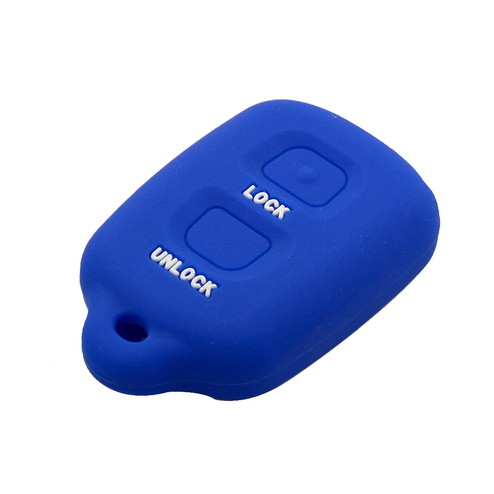 OkeyTech 2 кнопочный силиконовый чехол для автомобильного ключа Защищенный брелок