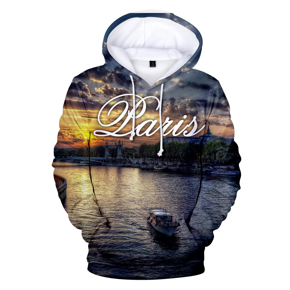 funny Lovers Under The Moon print fashion 3d hoodies Sweatshirt men women Hoodie hoody top casual Long Sleeve 3D Hooded pullover | Мужская