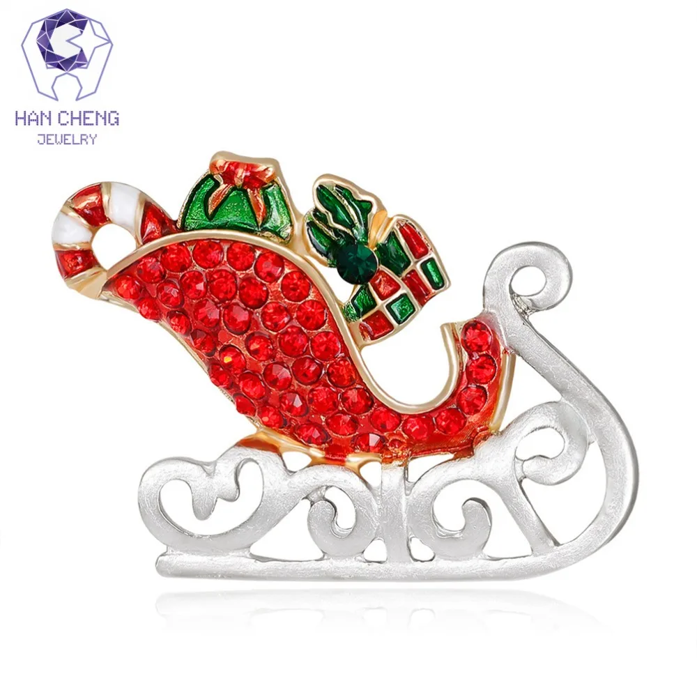Han Cheng модные сани автомобильные глазурные золотые стразы драгоценный камень
