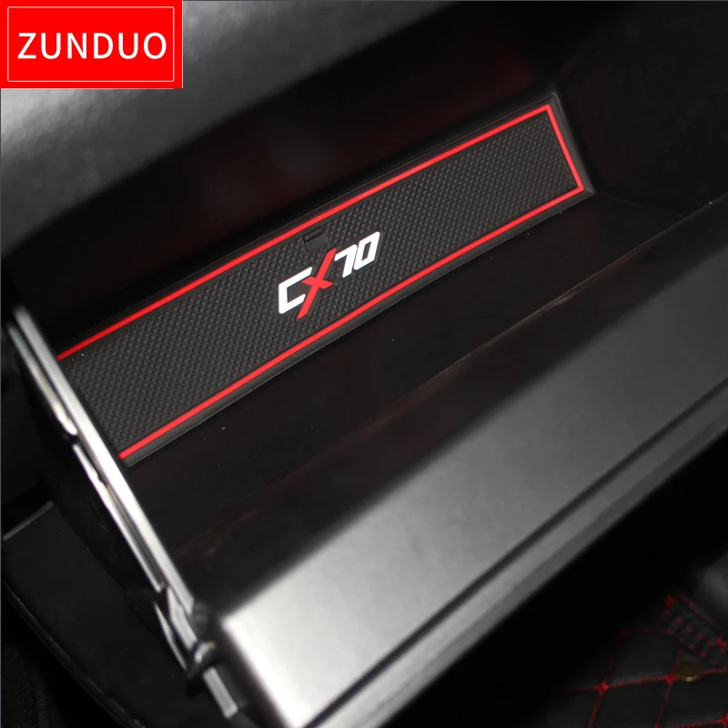 ZUNDUO для CHANGAN CX70 2016 2019 затворный слот подкладка пыль автомобиля коврики