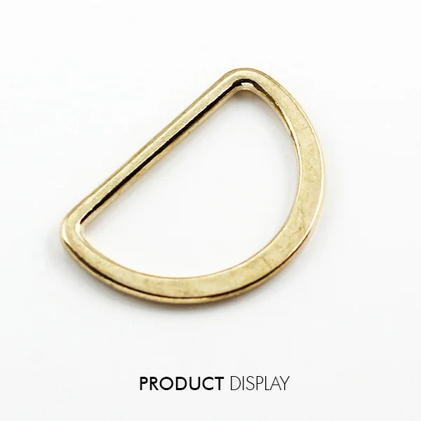 

Craft Metal Gold Tone D Shaped Ring Belt Buckle 25mm For Bags Clothes Sewing Hooks Clips Sewing Supplies 100piece/K292