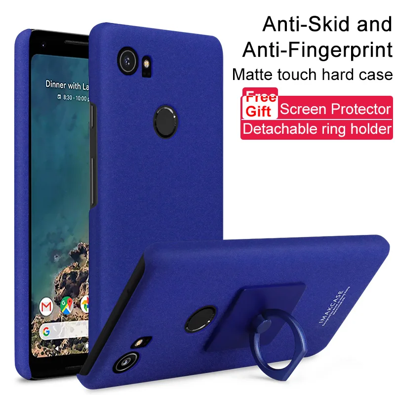 IMAK Ковбой матовый чехол для телефона Google pixel2 XL бампер + держатель Экран протектор