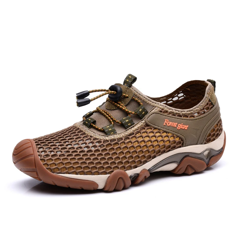 FOREST GIANT Men's Summer Shoes Size 38-44 Comfortable Men Casual Mesh Breathable Loafers Slip-on Footwear 1056 | Обувь