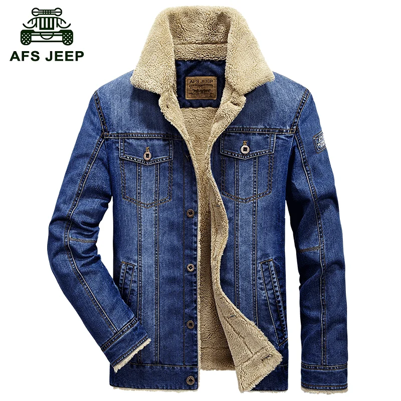 Новинка 2019 зимняя мужская модная куртка AFS JEP Мужская джинсовая в европейском
