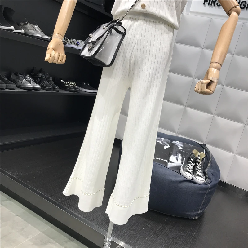 Для женщин Элегантный комплект из двух предметов летняя футболка с круглым