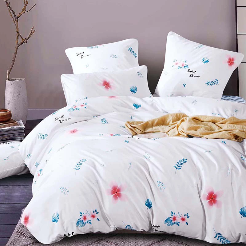 T1001 Alanna Printed Solid bedding sets Home Bedding Set 4-7pcs High Quality Lovely Pattern with Star tree flower - Цвет: T1001