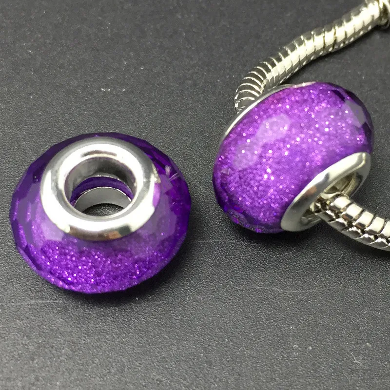 Новый акриловый Европейский смешанный цвет Бусины секция шнур большое отверстие