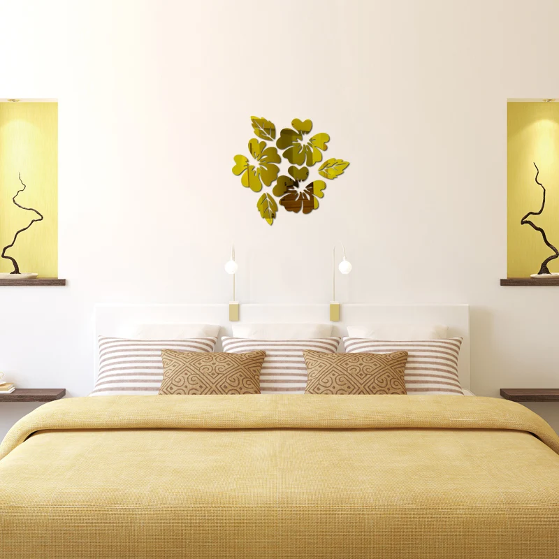 hot sale wall sticker modern design for birds home decor diy mirror 3d stickers sofa back ground | Дом и сад