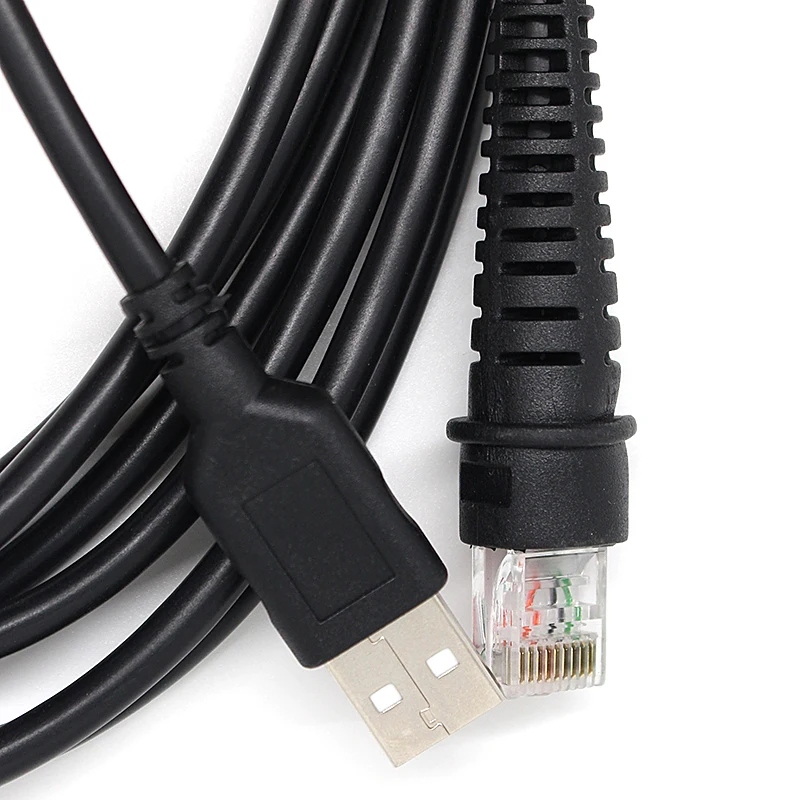 _ 3800g сканер 3 м Usb RJ45 кабель для Honeywell 3800G 4600G 4820G штрих кодов считыватель|rj45 usb cable|usb