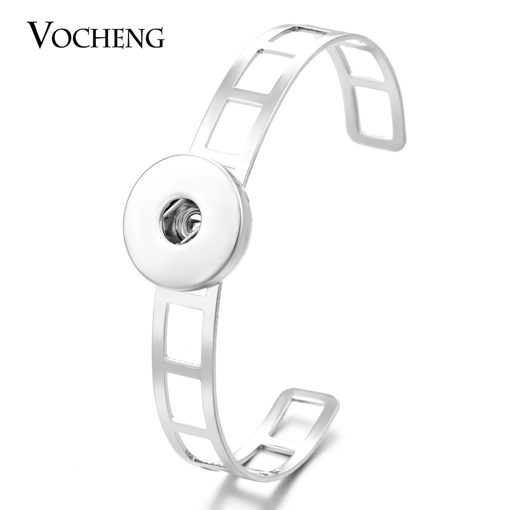 

Wholesale 10pcs/lot Vocheng Snap Button Jewelry 18mm DIY Cuff Bangle NN-403*10 Free Shipping