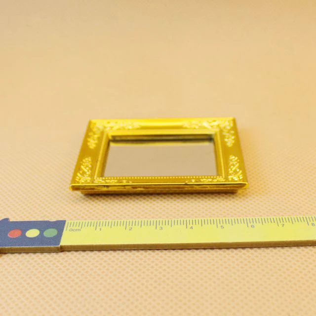 

A01-X257 children baby gift Toy 1:12 Dollhouse mini Furniture Miniature rement Phnom Penh mirror 1pcs
