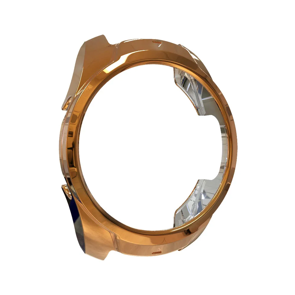 Rose gold Новое поступление Мягкий защитный чехол для Ticwatch Pro Чехол легкий бампер Смарт-часы Аксессуары покрытие Цвет ТПУ оболочка - Цвет: Rose gold