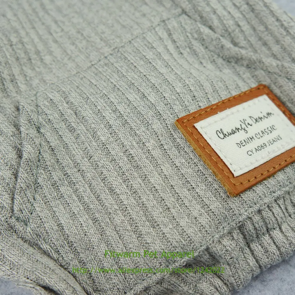 Легкая трикотажная удобная одежда для домашних животных Fitwarm пижама собак