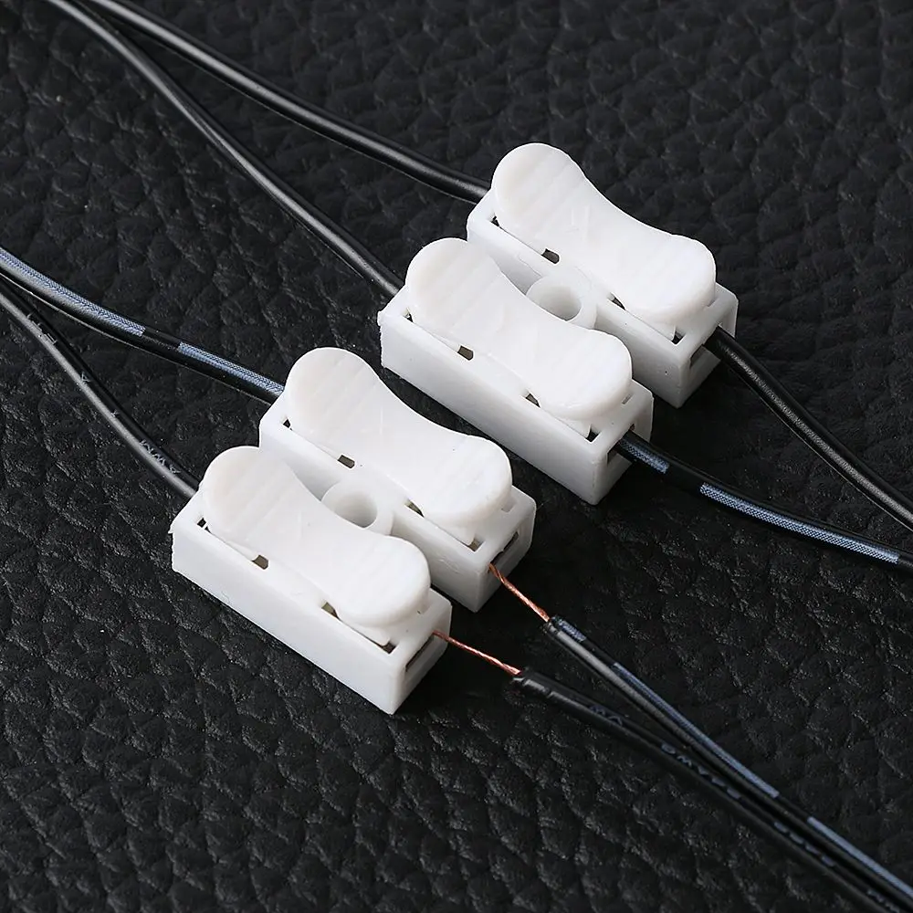 10 шт. 2P Кабельный соединитель клеммный блок пружинный зажим без сварки винтового