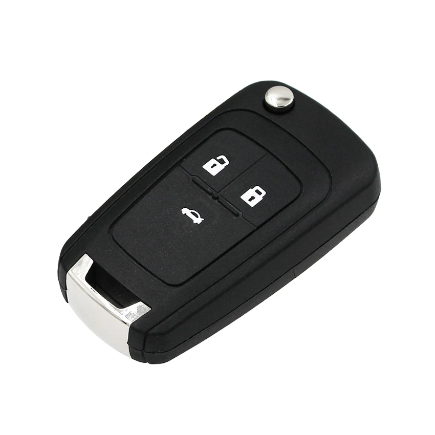 3 кнопки keyless-go Складной флип дистанционного брелока для Chevrolet Cruze Aveo 433 МГц с 46 чип HU100 Балде