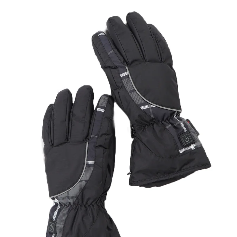 Мужские и женские водонепроницаемые перчатки с электроподогревом на батарейках