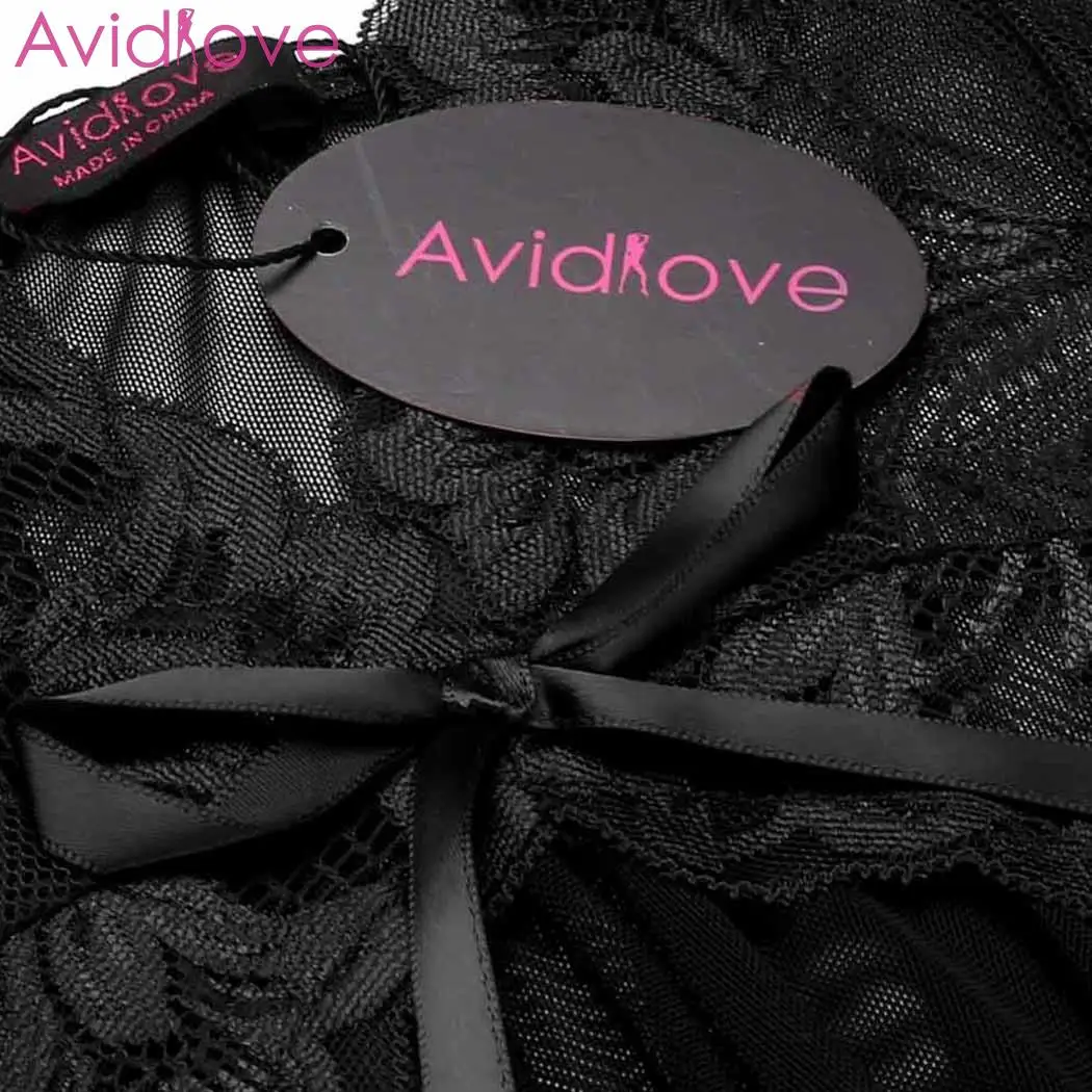 Avidlove/женские Эротические сорочки костюмы сексуальное мини платье для сна