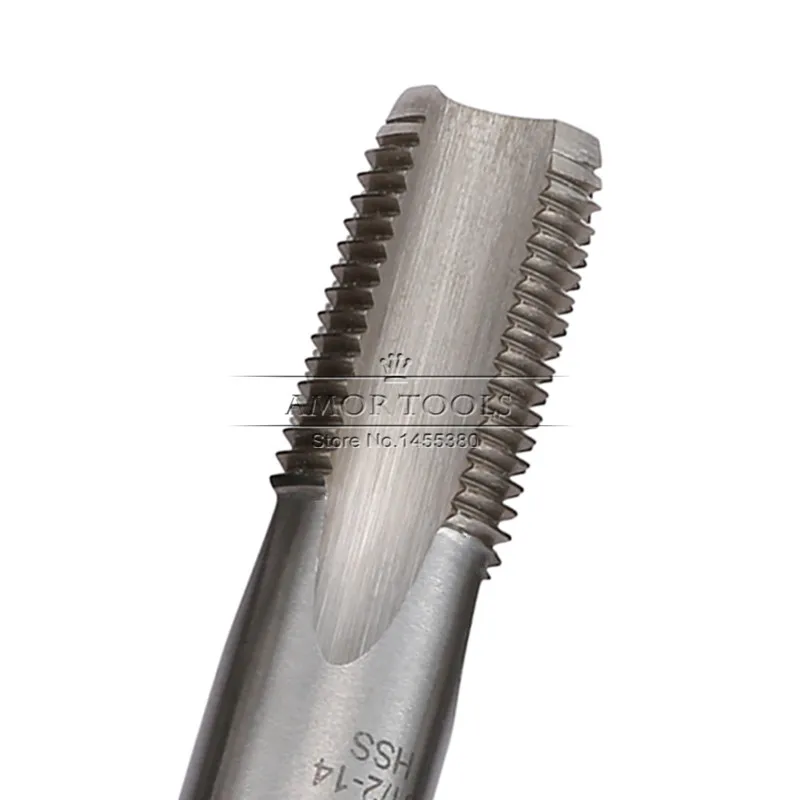 G1/2 '' 14 tiping Thread Tap HSS труба метчики дюйма для резьбовых труб зубьев спиральных