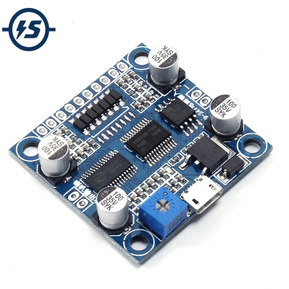 Голосовой MP3 Усилитель плата модуль кнопка управления 15 Вт UART для SPIFLASH tf-карты U-Disk