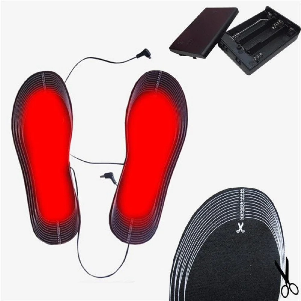 Стельки с подогревом питание от электрического аккумулятора для зимней обуви