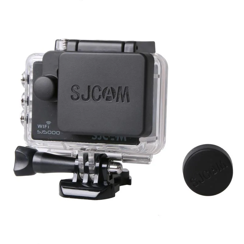 SJ5000 Accessories Lens Cap Cover + Standard Waterproof Case Housing Cover With Logo For SJ5000 SJ 5000 WIFI Sport camera