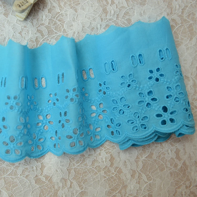 Горячая Распродажа цвет хлопок полые вышивка кружево кружевные аксессуары 9 5 см