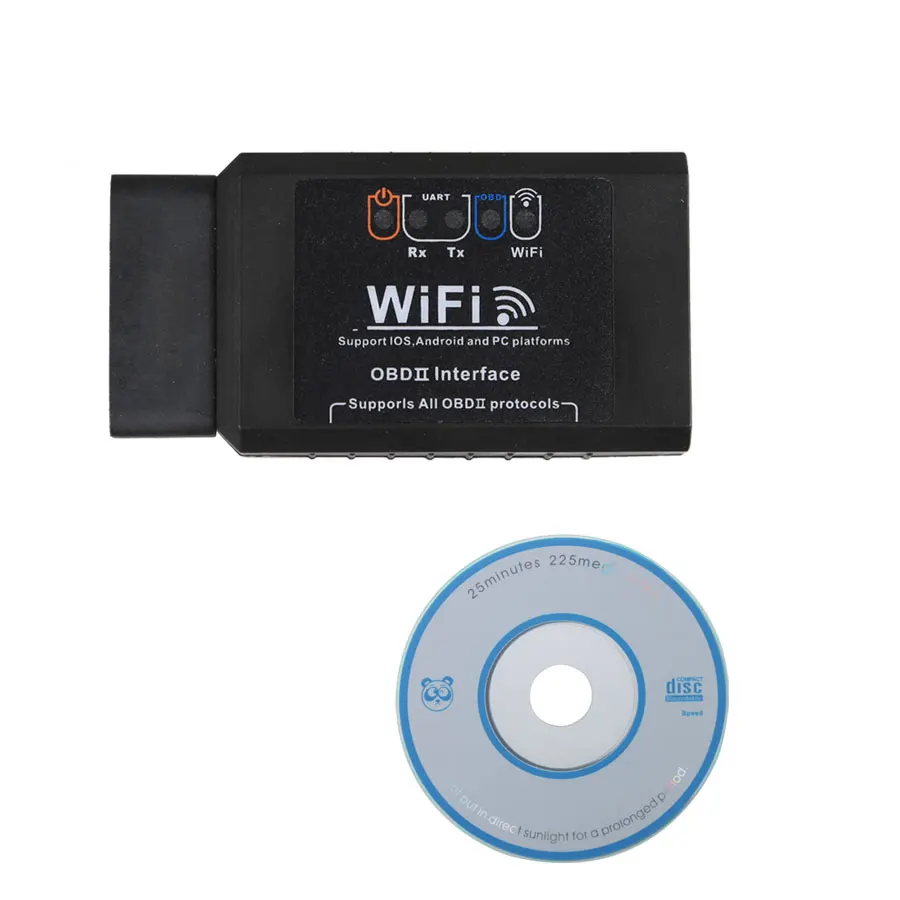 Продвижение ELM327 WIFI OBD2 EOBD сканер инструмент Поддержка Android и iPhone/iPad программное