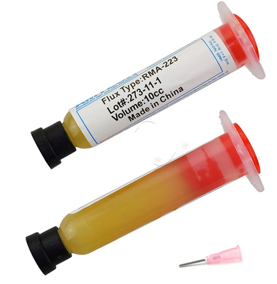 Неочищенная паяльная паста 10cc Flux Grease RMA223 RMA 223 + бесплатная доставка|grease tube|grease
