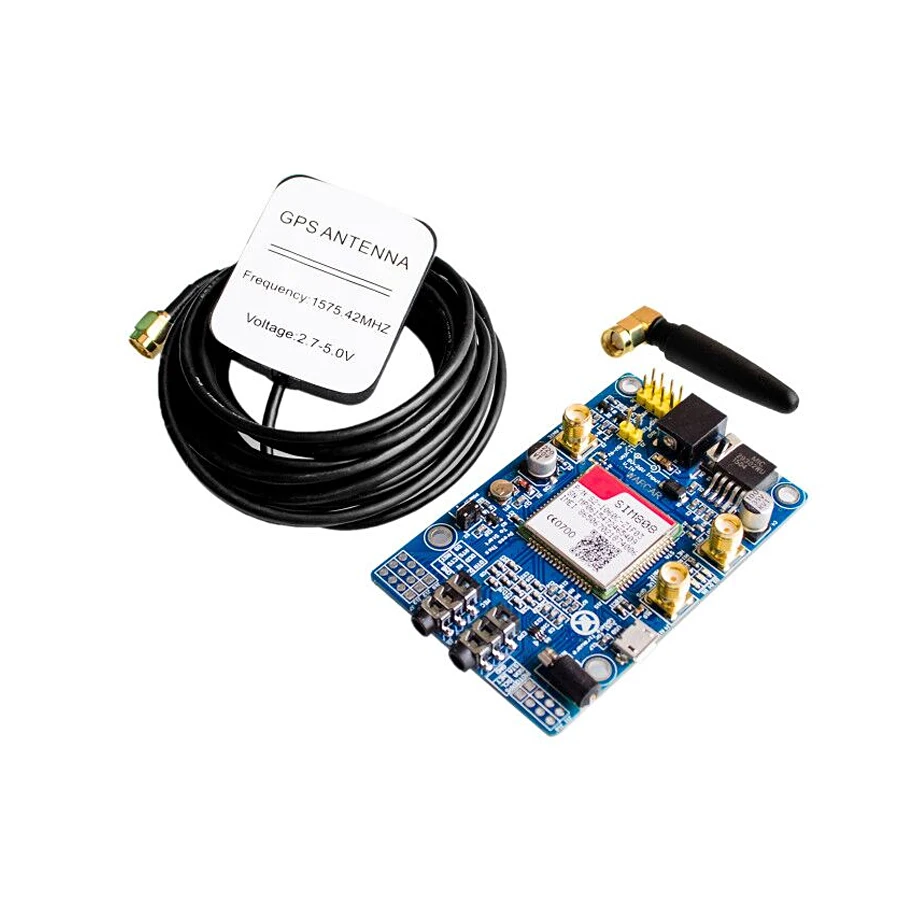 SIM808 модуль GSM GPRS GPS макетная плата IPX SMA с антенной для Raspberry Pi Поддержка 2G 3G 4G