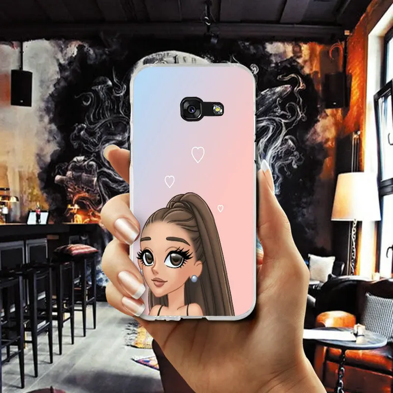 Ариана Гранде мобильный чехол для телефона Samsung Galaxy A3 A5 A7 J1 J2 J3 J4 J5 J6 J7 2016 2017 2018