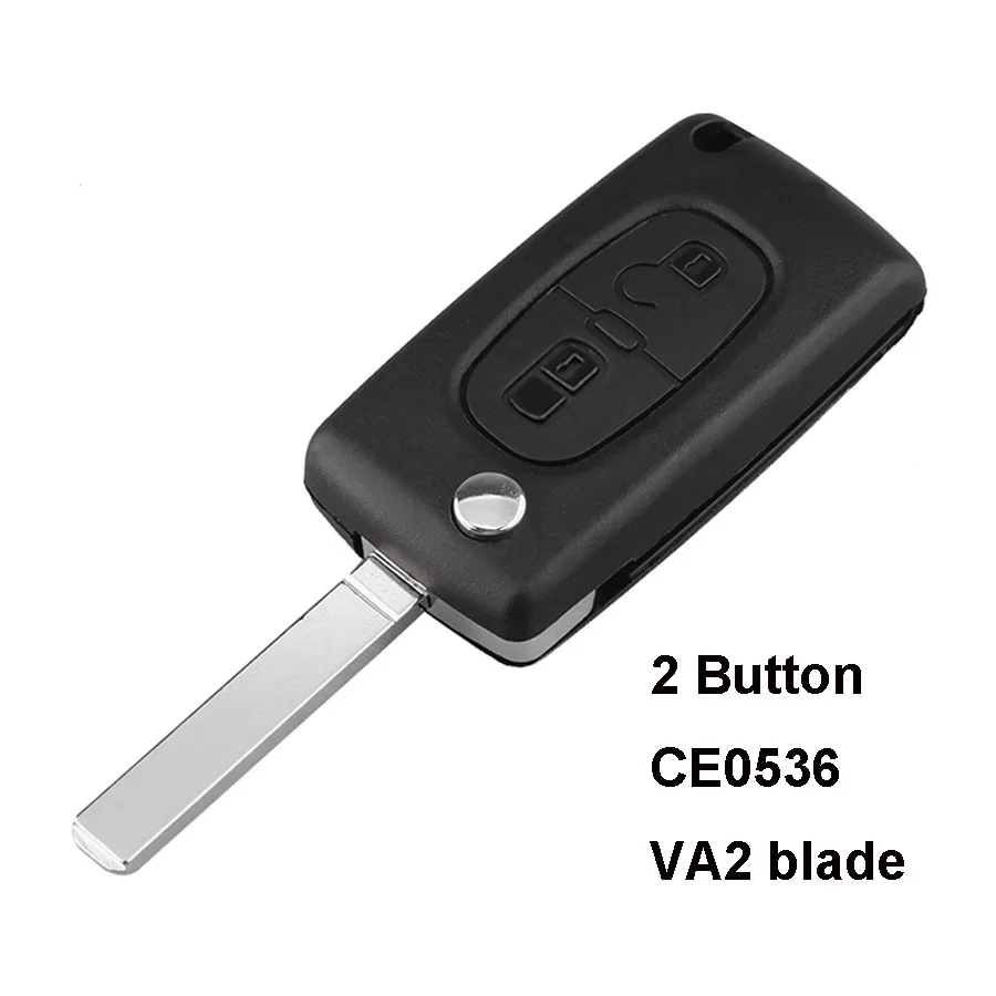 Раскладной чехол для ключа с дистанционным управлением Citroen C2 C3 C4 C5 C6 C8 Xsara Picasso 2