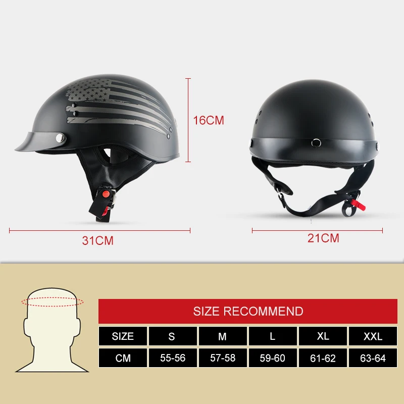 TORC moto rcycle шлем классический helemet винтажный летний полушлем реактивный Ретро шлем мотоциклетный шлем в горошек T55.02