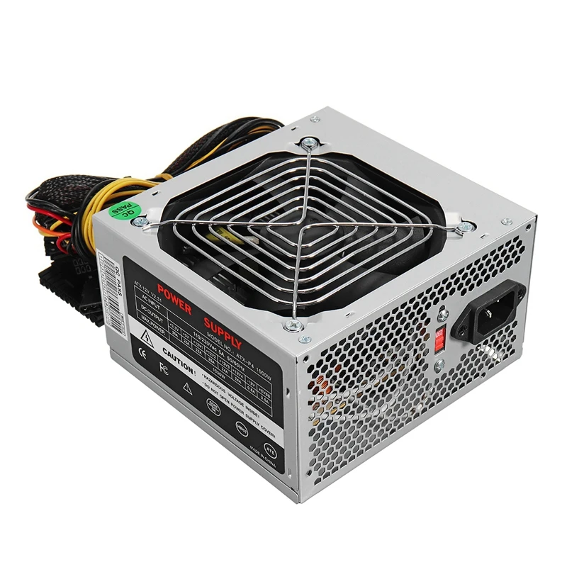 Макс 1000 Вт Atx тихий вентилятор питания подходит для Intel AMD Pc Psu Computer Miner Eu Plug|Кулеры и системы охлаждения