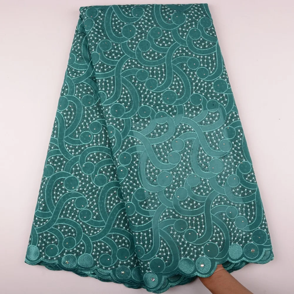 

African Lace Fabric Swiss Voile Lace In Switzerland Bridal Nigerian French Lace Fabric Dry Cotton Lace Fabric For Clothes 1290B