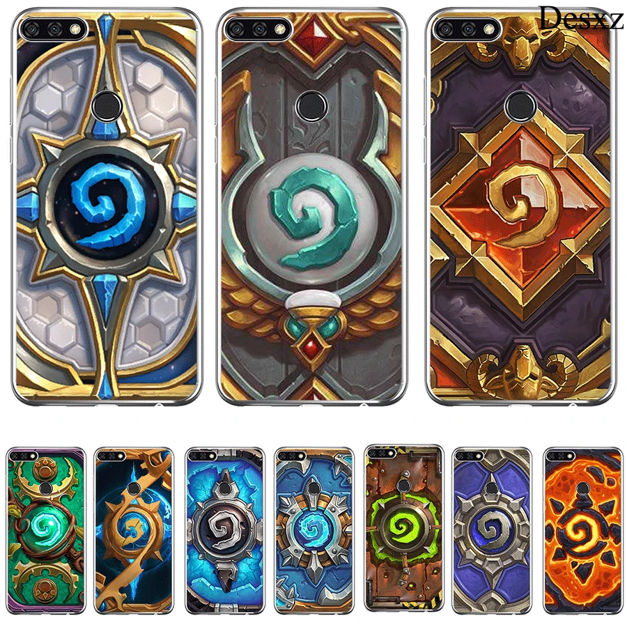 Hearthstone Классический чехол для телефона Huawei Honor Note 6A 7A 7C 7X 8 8X 9 10 Lite из мягкого