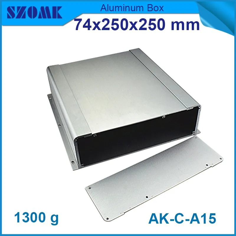 

4 pcs/lot szomk aluminum 60x215 mm buddhist supplies amplifier enclosure extruded aluminum enclosures